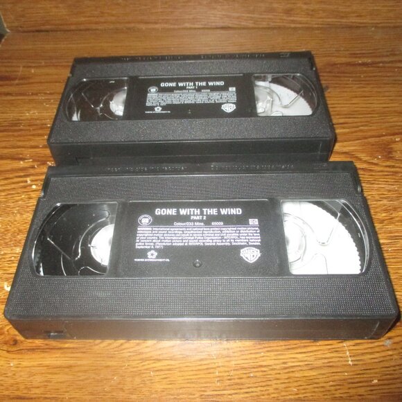 Gone With the Wind (VHS, 1999 remastered from 1939, 2 tapes) Clark Gable - Picture 6 of 6